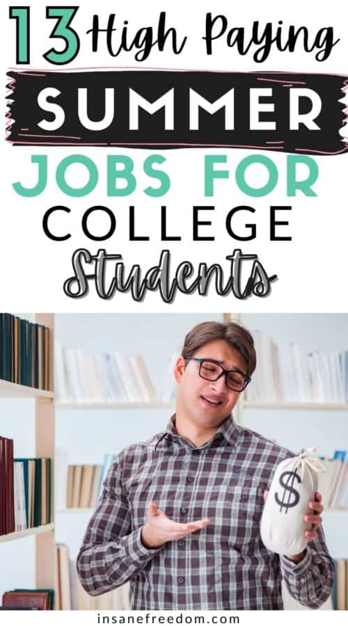 13 High Paying Summer Jobs For College Students Insane Freedom