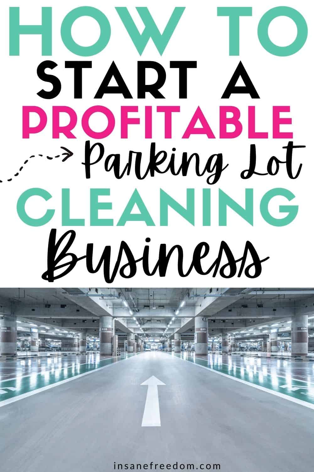 How To Set Up A Parking Lot Cleaning Business